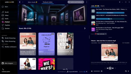 Mit Audials Podcasts hören