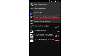 Managen von Listen