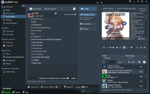 Click once on "Fulfill..." and Audials One will start searching for the desired songs from your favorite album and recording them. The complete files will appear in the Audials playlist on the right of the screen. You can play them with Audials or simply export them by dragging them into Windows Explorer or another program.