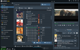 If a video is listed, the option "Audio track" appears under the list beside "Record". Select this option if you only want to record just the music.